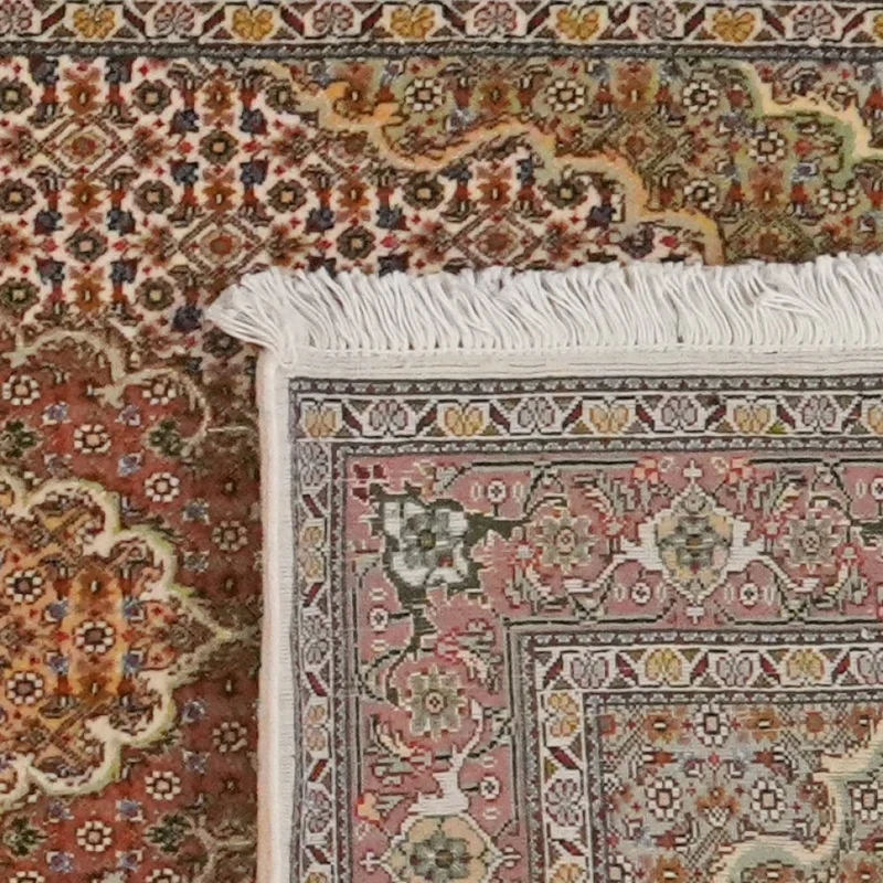 Tabriz 50 Raj · Handgeknüpft – Braun, 321x85 cm