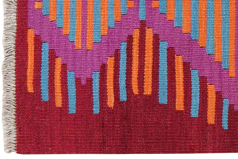 Kelim Gashgai · Handgewebt – Bunt, 94x59 cm