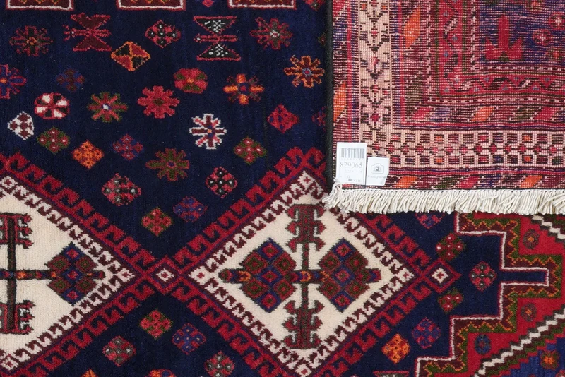 Afshar · Handgeknüpft – Rot, 225x160 cm
