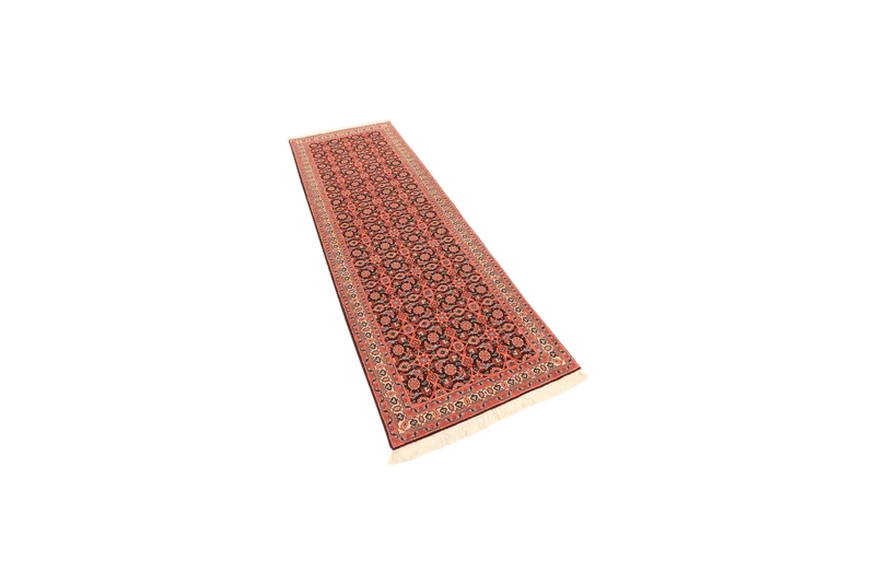 Tabriz 50 Raj · Handgeknüpft – Blau, 199x65 cm