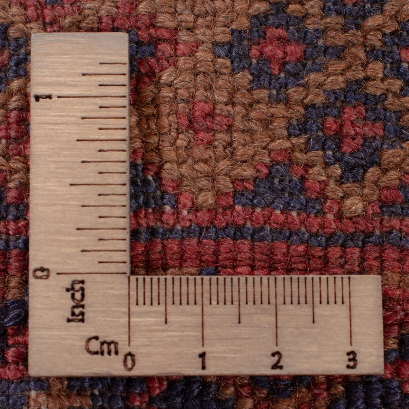 Kelim Afghan Teppich 158x191cm - dunkelrot