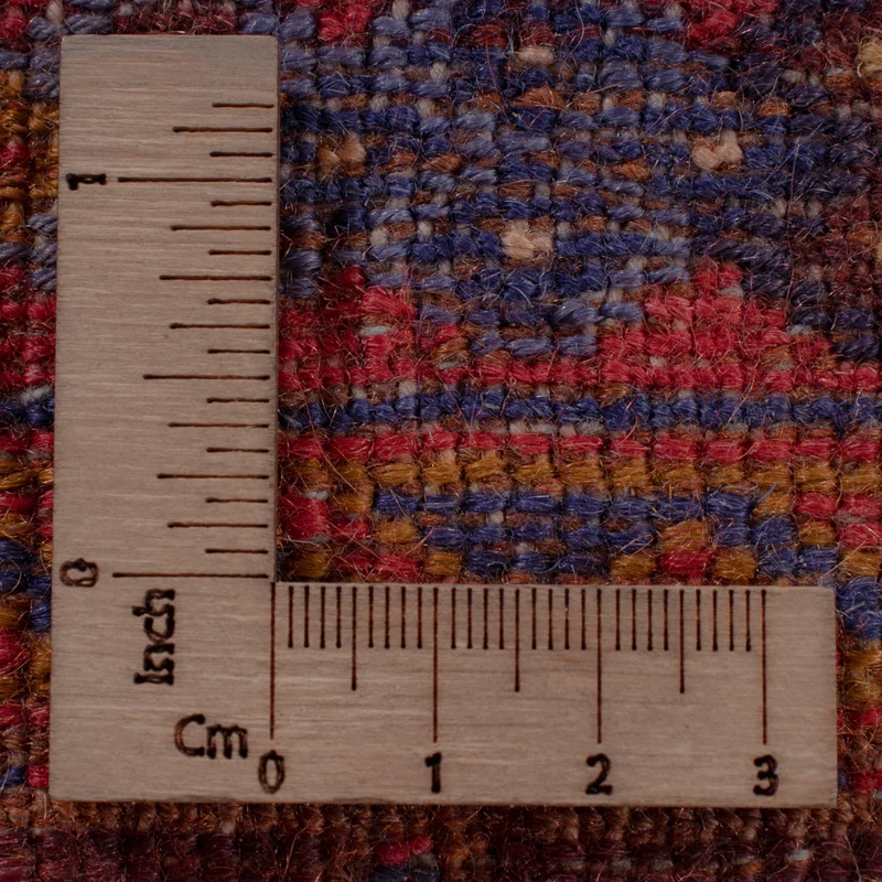 Kelim Afghan Teppich 156x194cm - dunkelrot