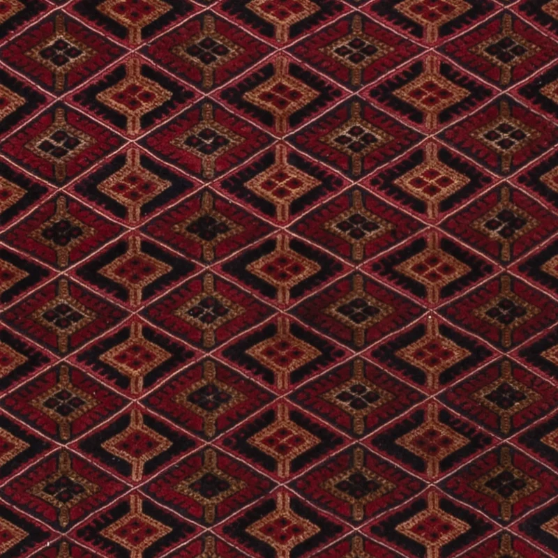 Kelim Teppich - Oriental - 156 x 196 cm - dunkelrot