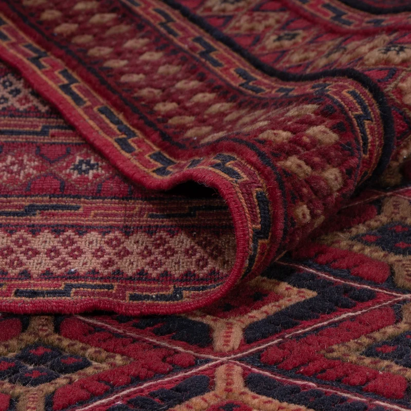 Kelim Teppich - Oriental - 156 x 196 cm - dunkelrot