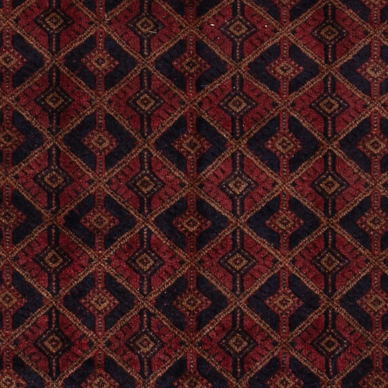 Kelim Afghan Teppich 156x196cm - dunkelrot