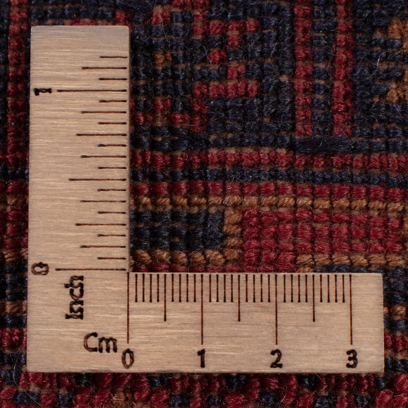 Kelim Afghan Teppich 156x196cm - dunkelrot