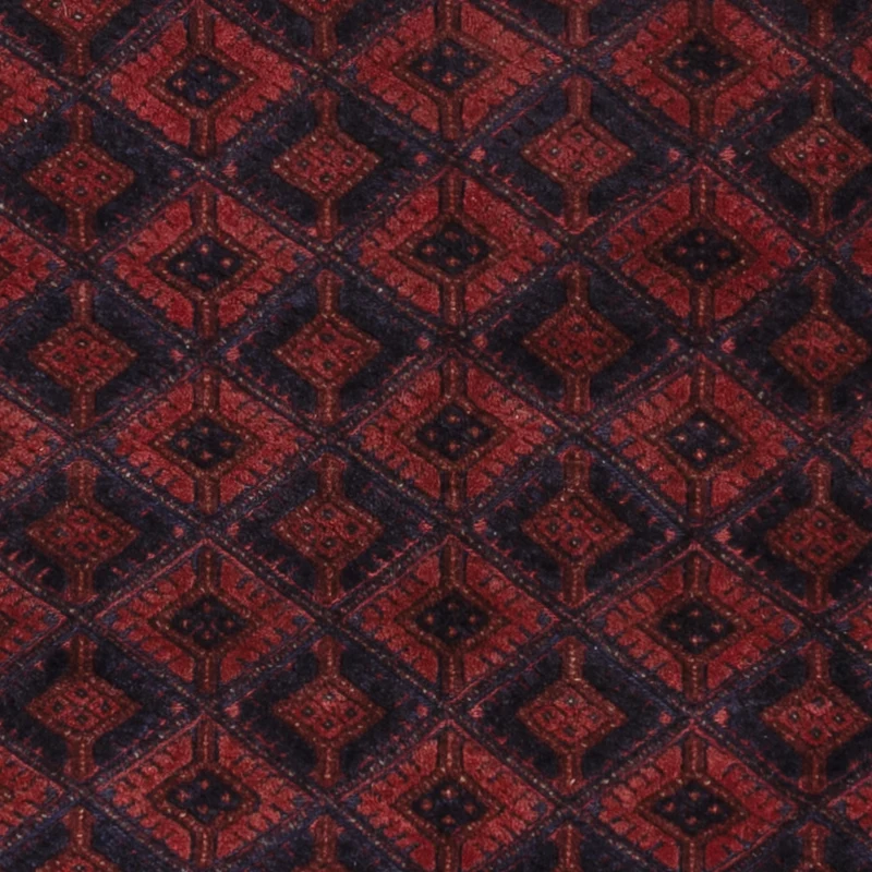 Kelim Afghan Teppich 155x198cm - dunkelrot