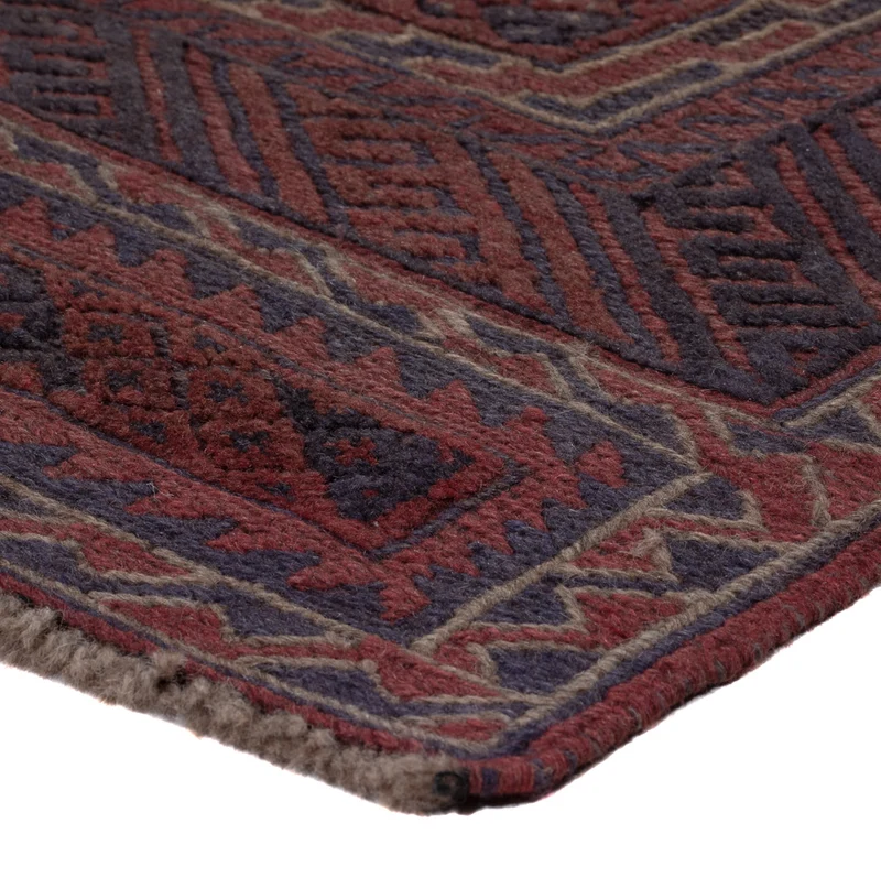 Kelim Afghan Teppich 155x197cm - dunkelbeige