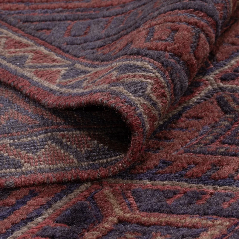 Kelim Afghan Teppich 155x197cm - dunkelbeige