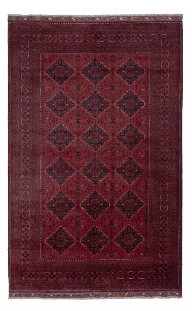 Khal Mohammadi Teppich 202x324cm - Orientteppich - dunkelrot