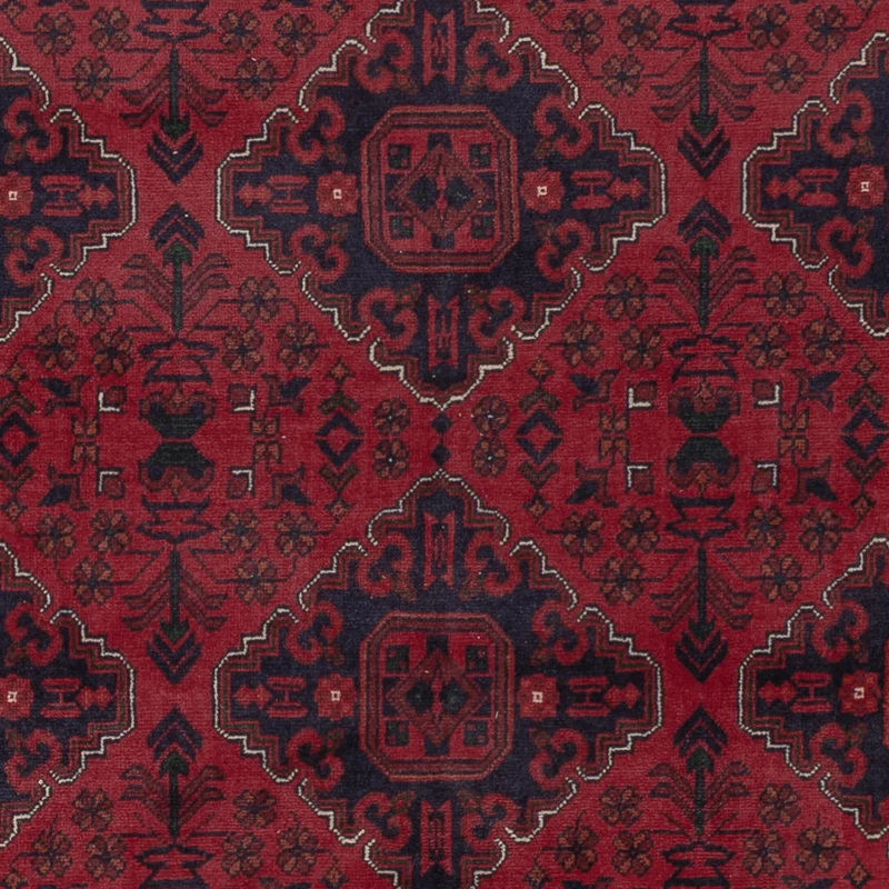 Khal Mohammadi Teppich 202x324cm - Orientteppich - dunkelrot