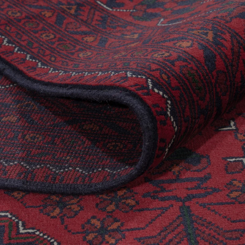 Khal Mohammadi Teppich 202x324cm - Orientteppich - dunkelrot