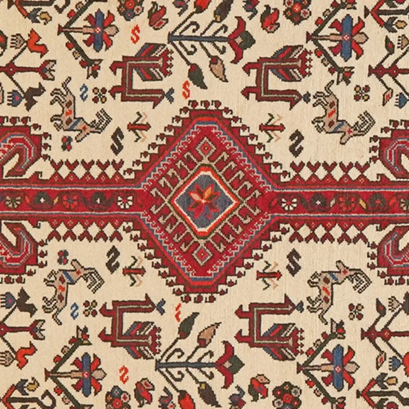 Nasrabad · Handgeknüpft – Beige, 148x99 cm