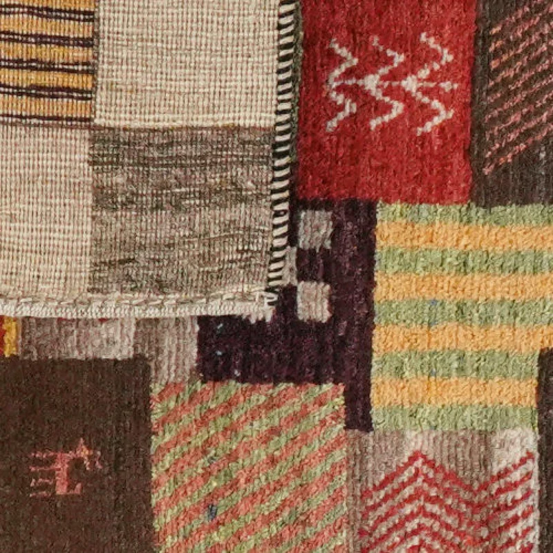 Rizbaf · Handgeknüpft – Bunt, 126x82 cm