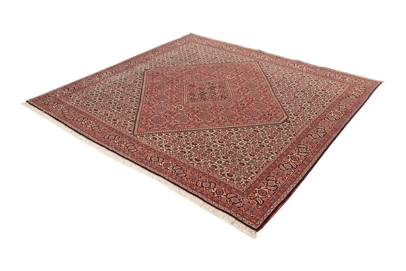 Bidjar Zandjan · Handgeknüpft – Rot, 202x203 cm