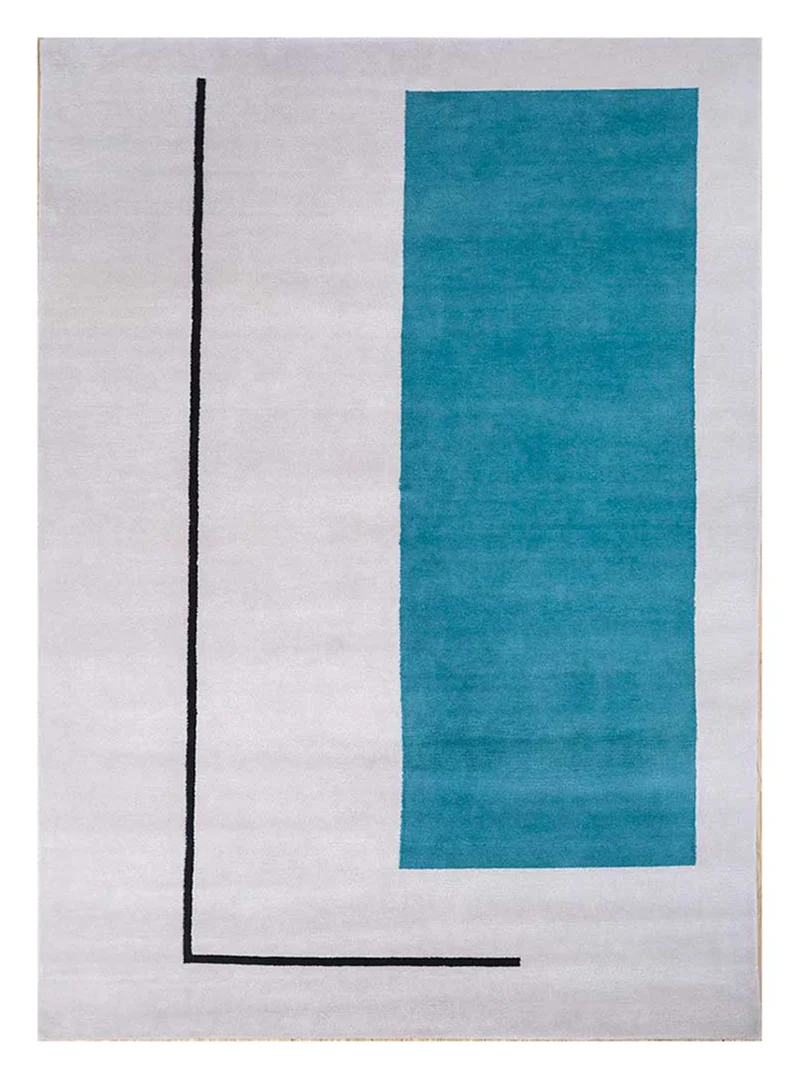 Wollteppich - 270 x 360 cm - dunkelgrau