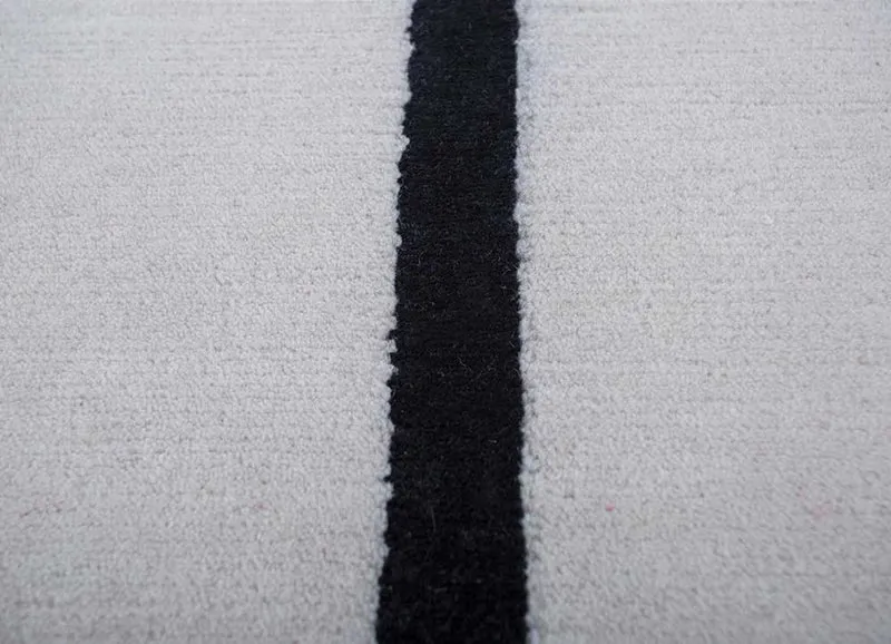 Wollteppich - 240 x 300 cm - dunkelgrau