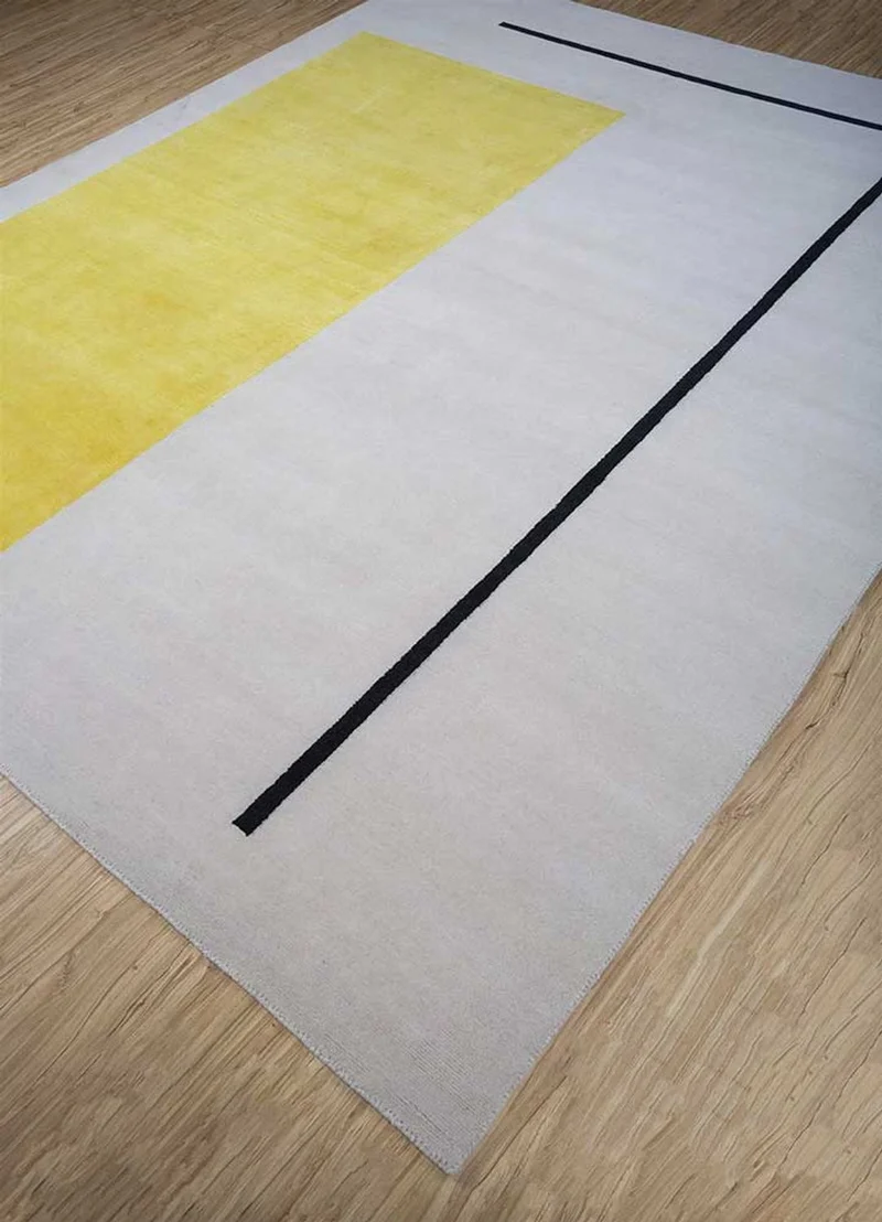 Wollteppich - 150 x 240 cm - dunkelgrau