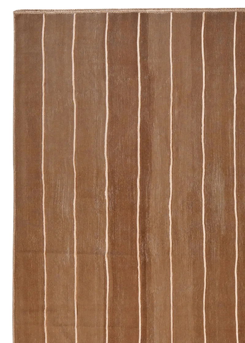 Kelim Afshar · Handgewebt – Braun, 345x249 cm