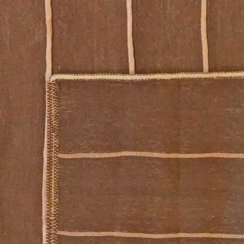 Kelim Afshar · Handgewebt – Braun, 345x249 cm