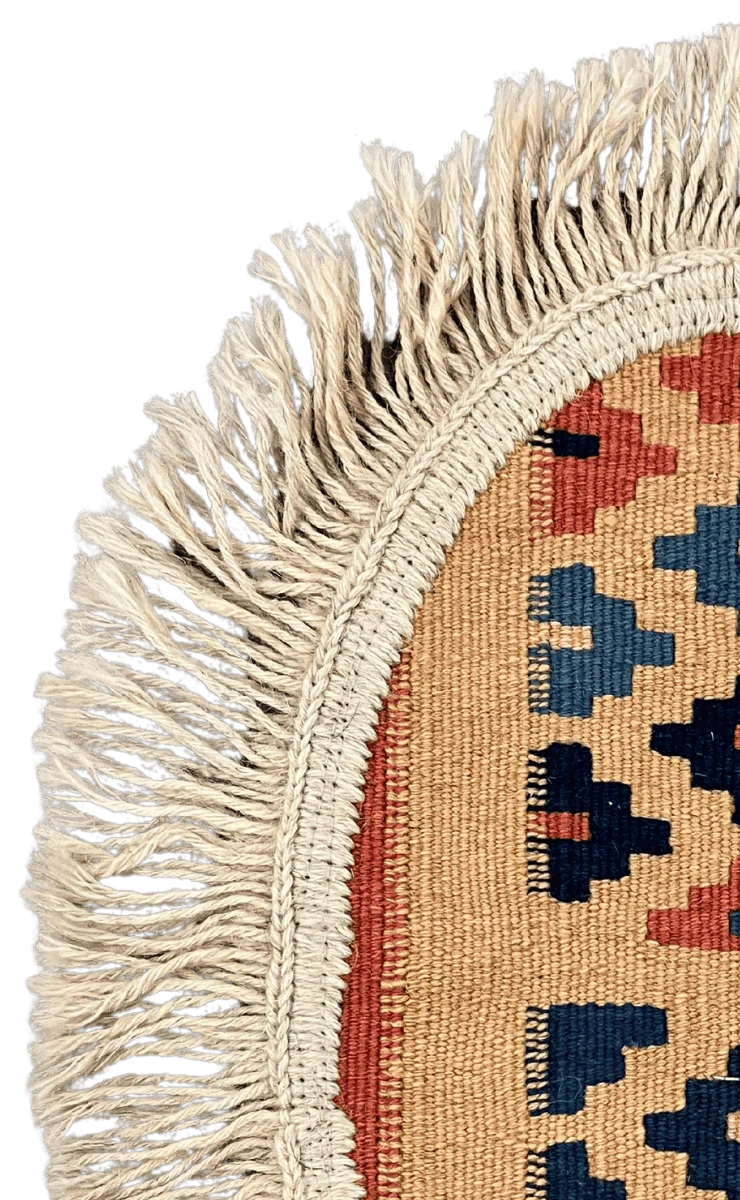 Kelim Gashgai · Handgewebt – Bunt, 30x20 cm
