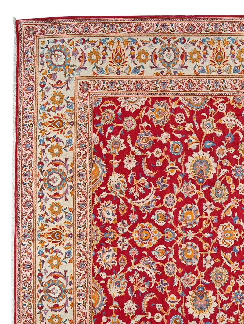 Kashan · Handgeknüpft – Rot, 326x229 cm