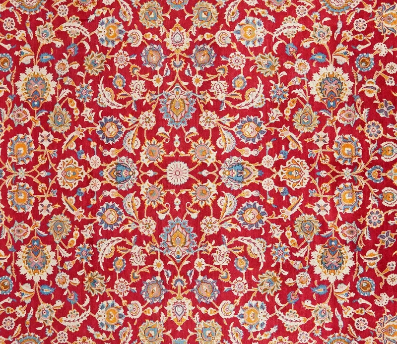 Kashan · Handgeknüpft – Rot, 326x229 cm