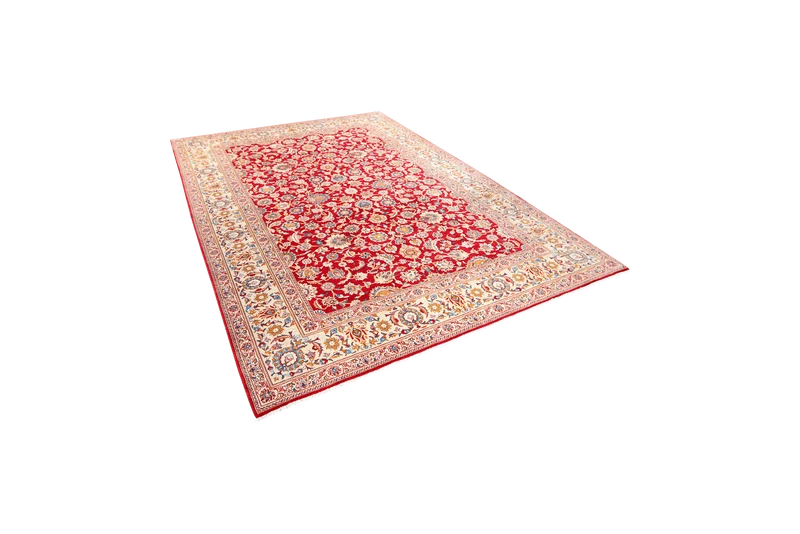 Kashan · Handgeknüpft – Rot, 326x229 cm