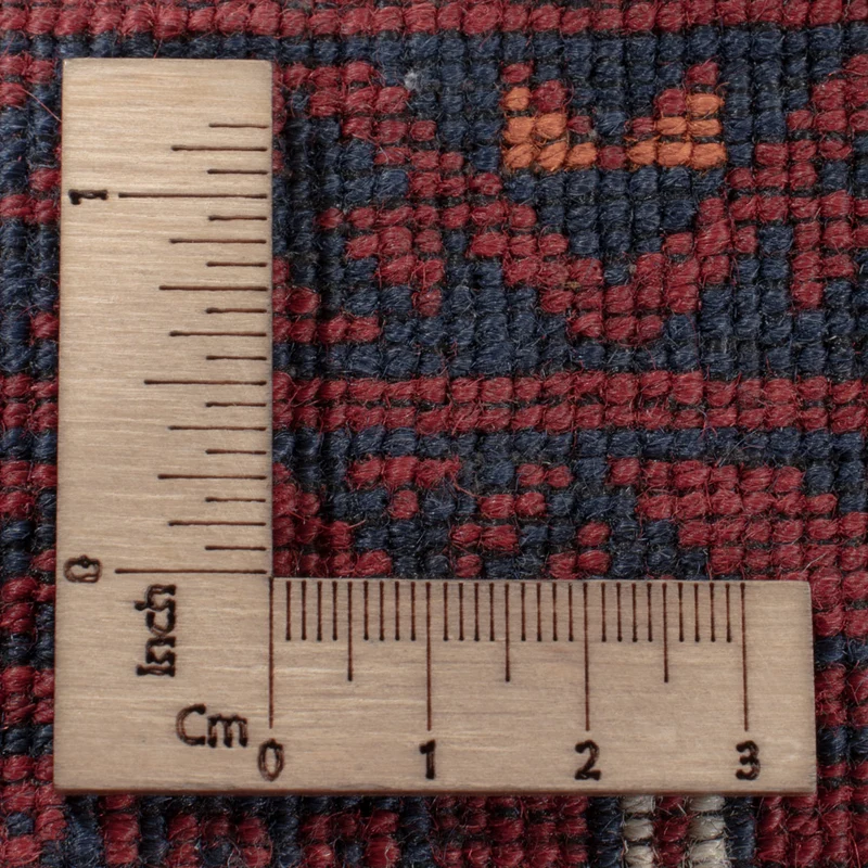 Afghan Teppich 156x254cm - Orientteppich - dunkelrot