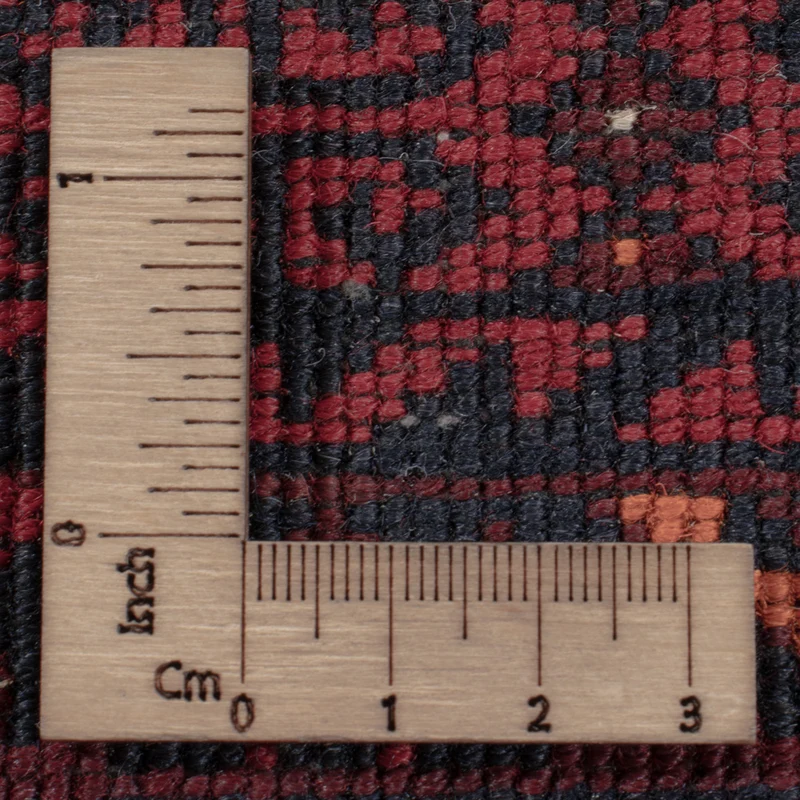 Afghan Teppich - 159 x 246 cm - dunkelrot