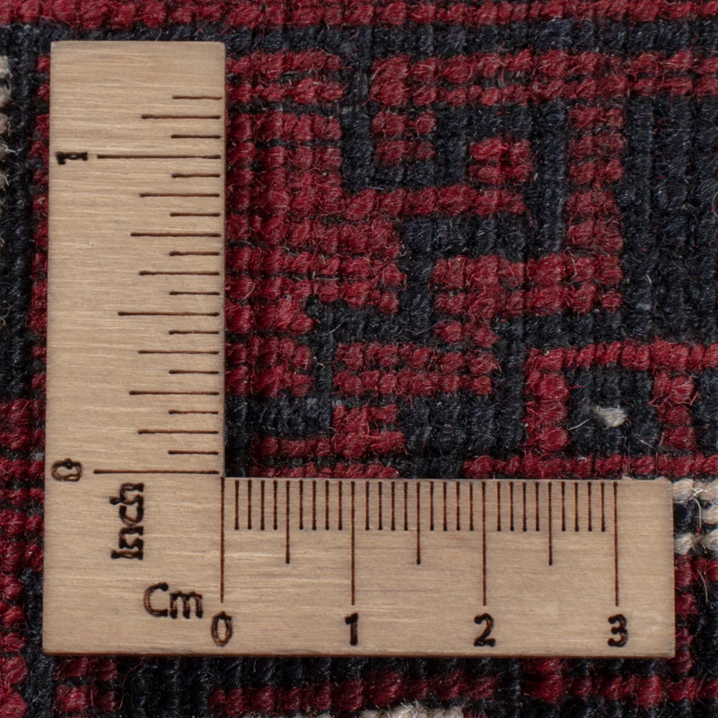 Afghan Teppich 157x247cm - Orientteppich - dunkelrot