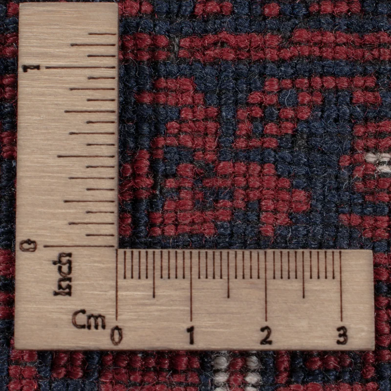Afghan Teppich - 163 x 239 cm - dunkelrot