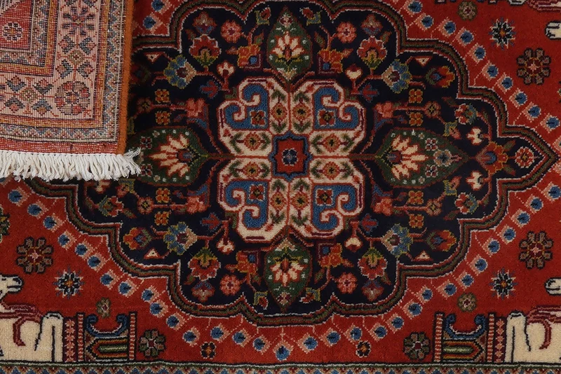 Gashgai · Handgeknüpft – Blau, 83x56 cm