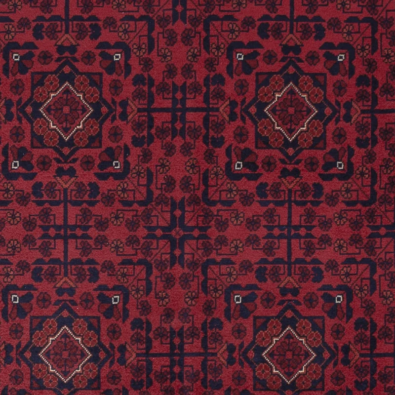 Afghan Teppich - Royal - 200 x 289 cm - dunkelrot