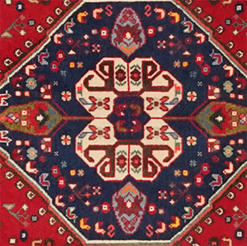 Gashgai · Handgeknüpft – Rot, 61x61 cm