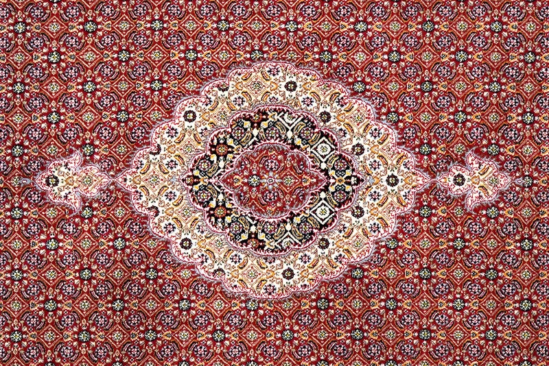 Moud Mahi · Handgeknüpft – Rot, 234x164 cm