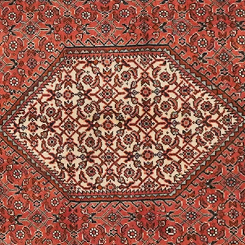 Bidjar Bookan · Handgeknüpft – Rot, 207x73 cm