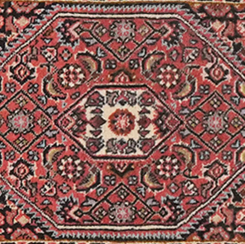 Bidjar Zandjan · Handgeknüpft – Blau, 64x45 cm