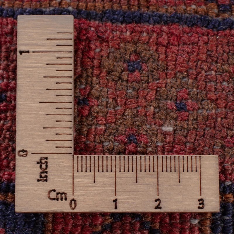 Kelim Afghan Teppich 155x203cm - dunkelrot