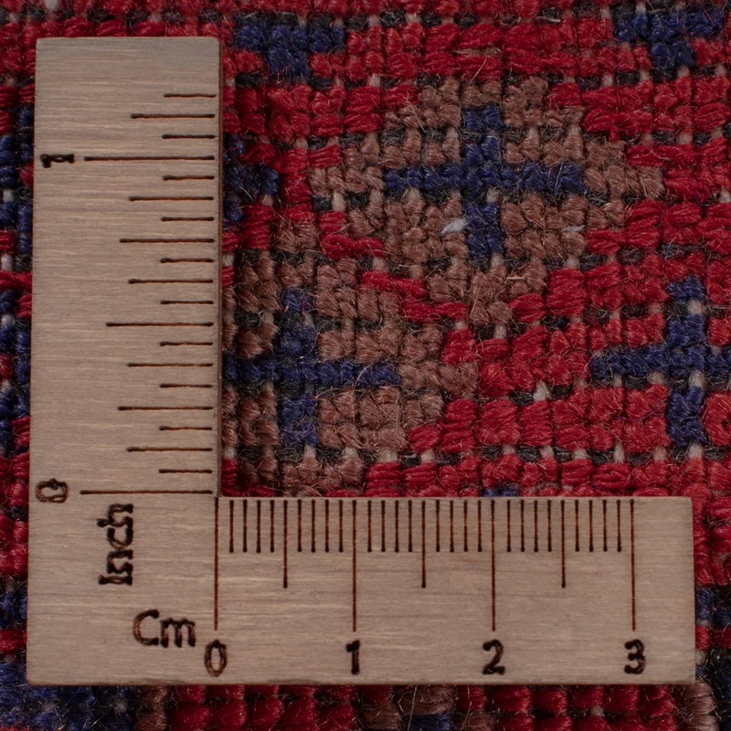 Kelim Afghan Teppich 160x200cm - dunkelrot