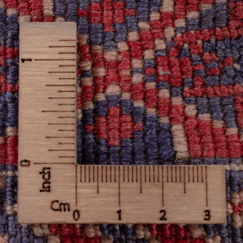 Kelim Afghan Teppich 157x203cm - dunkelrot