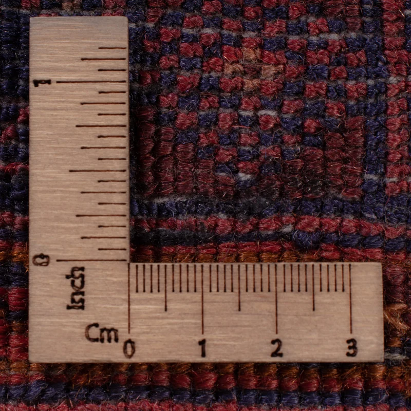 Kelim Afghan Teppich 160x195cm - dunkelrot