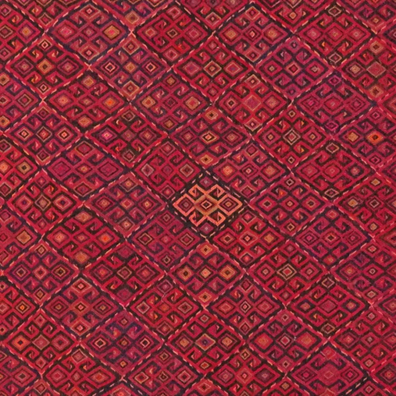 Kelim Kordi Old · Handgewebt – Bunt, 370x173 cm