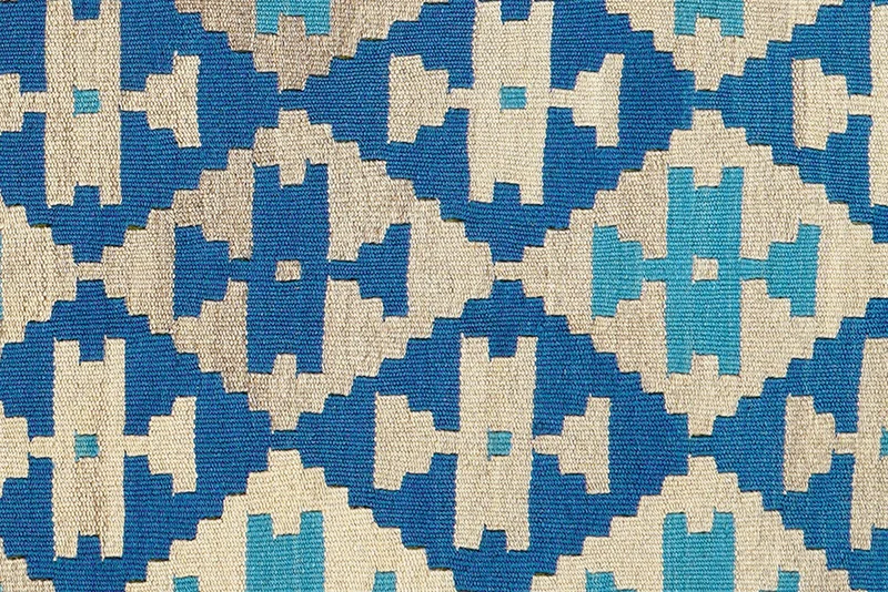 Kelim Gashgai · Handgewebt – Blau, 176x120 cm