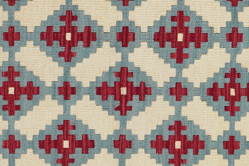 Kelim Gashgai · Handgewebt – Blau, 180x129 cm