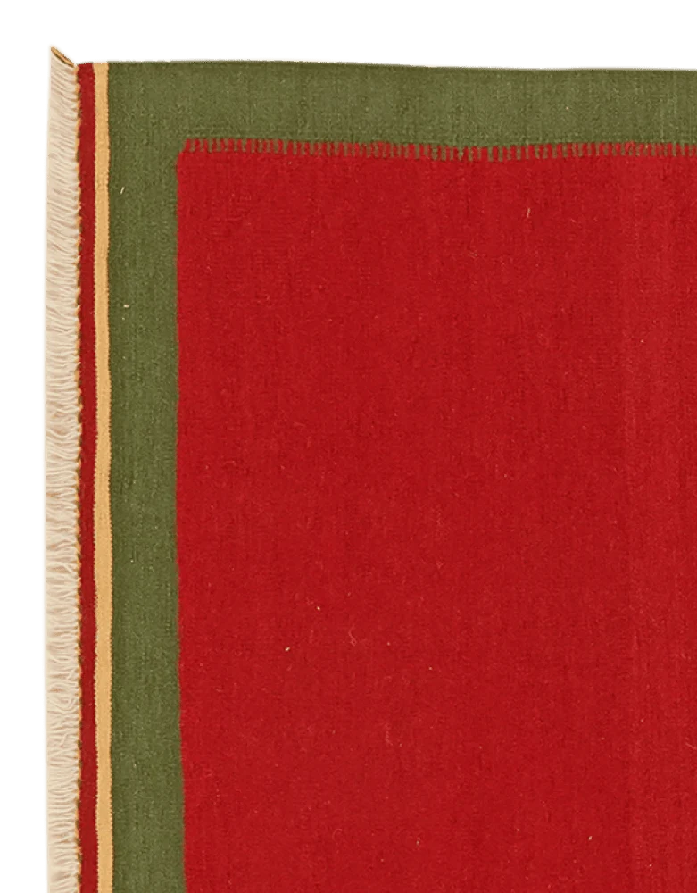 Kelim Gashgai · Handgewebt – Rot, 200x96 cm
