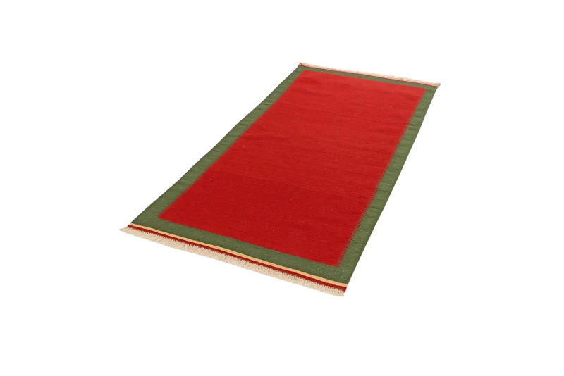 Kelim Gashgai · Handgewebt – Rot, 200x96 cm