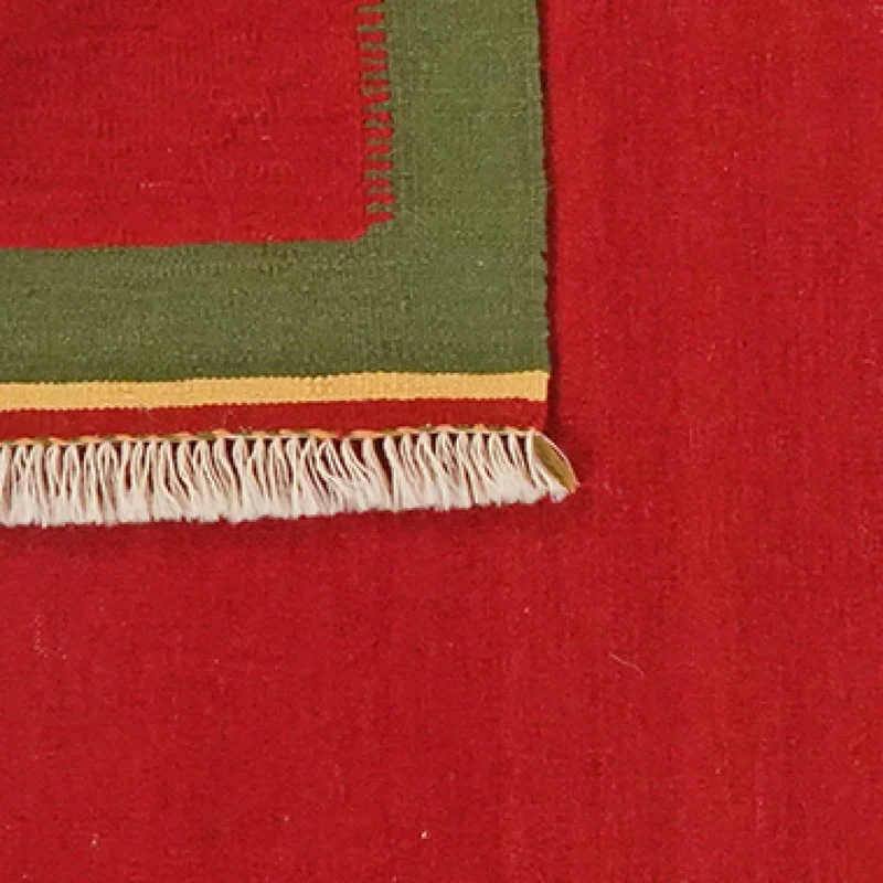 Kelim Gashgai · Handgewebt – Rot, 200x96 cm