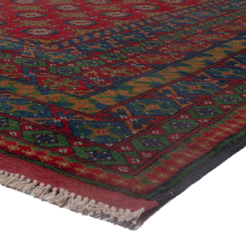 Afghan Teppich - Filpa - 248 x 348 cm - dunkelrot