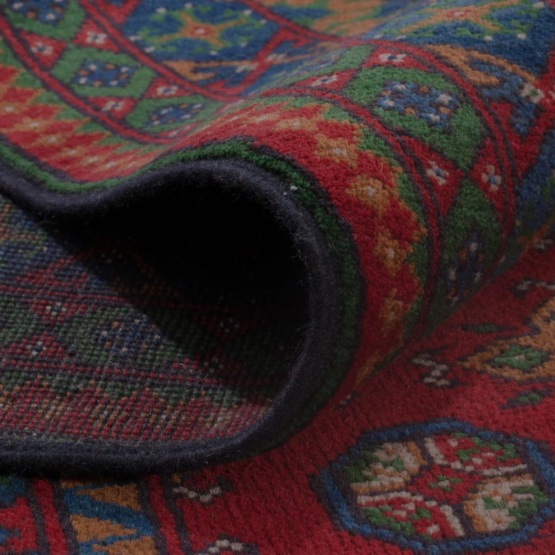 Afghan Teppich - Filpa - 248 x 348 cm - dunkelrot